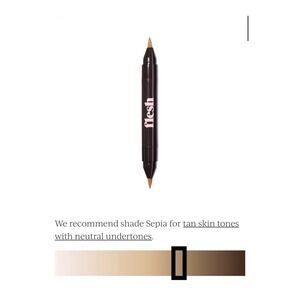 Flesh Hide the Evidence Double Concealer 08 Sepia Tan Neutral Undertone NEW